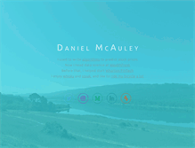 Tablet Screenshot of danielmcauley.com